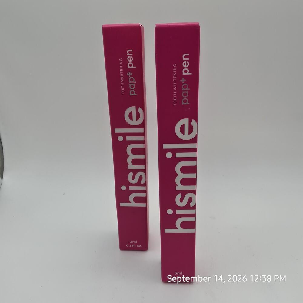 hismile Pap+ Teeth Whitening Pen Lot Of 2 BNIB Oral Care Whitening Teeth Sealed